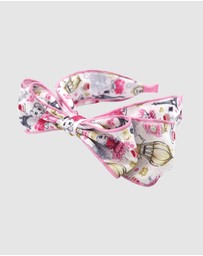 Claris The Chicest Mouse In Paris By Pink Poppy - Claris Fashion Print Headband with Bow