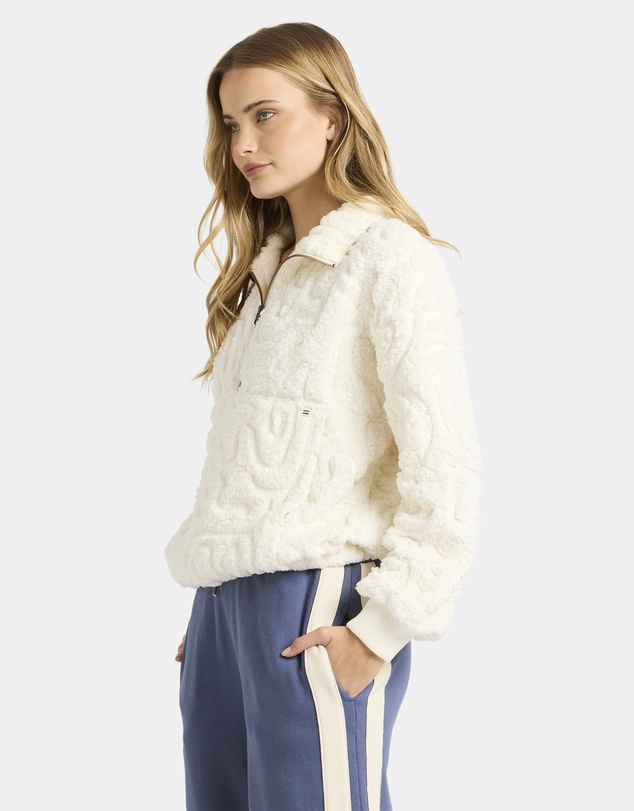 Billabong - Womens Le Love Half Zip Fleece Top