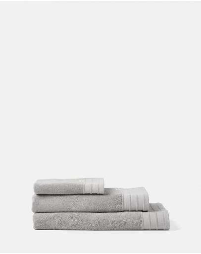 Linen House - Marley Silver Towel Collection