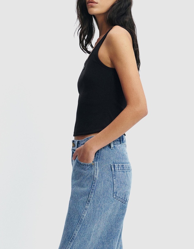 Aje Studio - Cowrie Square Neck Tank