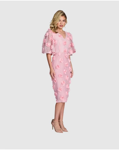 Romance by Honey and Beau - Khloe Bell Sleeve Dress