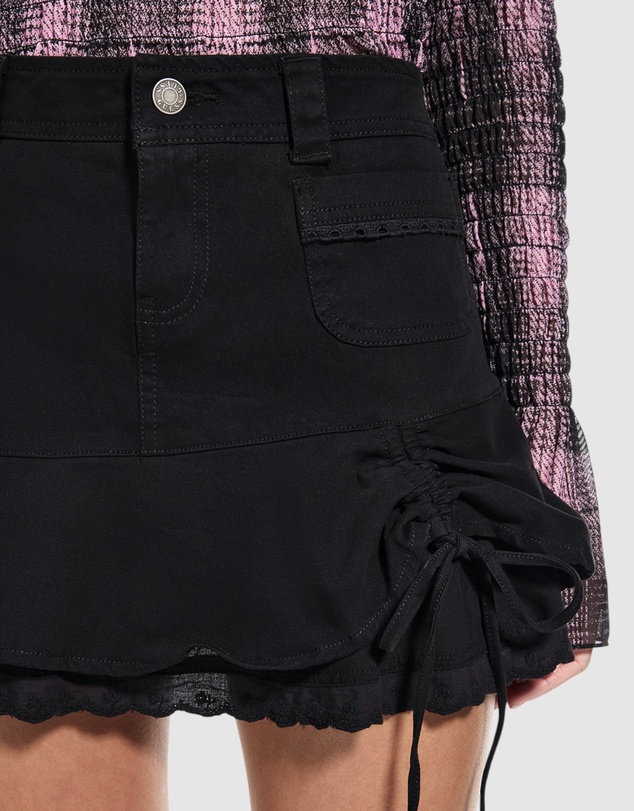 GUESS Originals - GUESS Originals Cargo Lace Mini Skirt