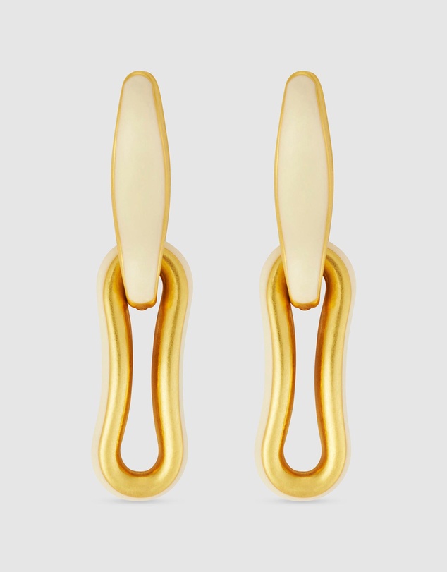 Oroton - Livia Enamel Drop Earrings