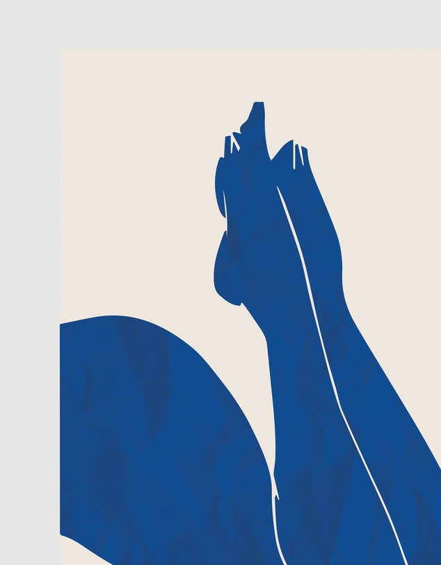 Inka Arthouse - Blue Legs by Henri Matisse Art Print