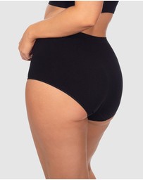 B Free Intimate Apparel - Seamless Cotton Full Briefs - 3 Pack