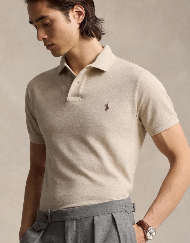 Polo Ralph Lauren - Custom Slim Fit Mesh Polo Shirt