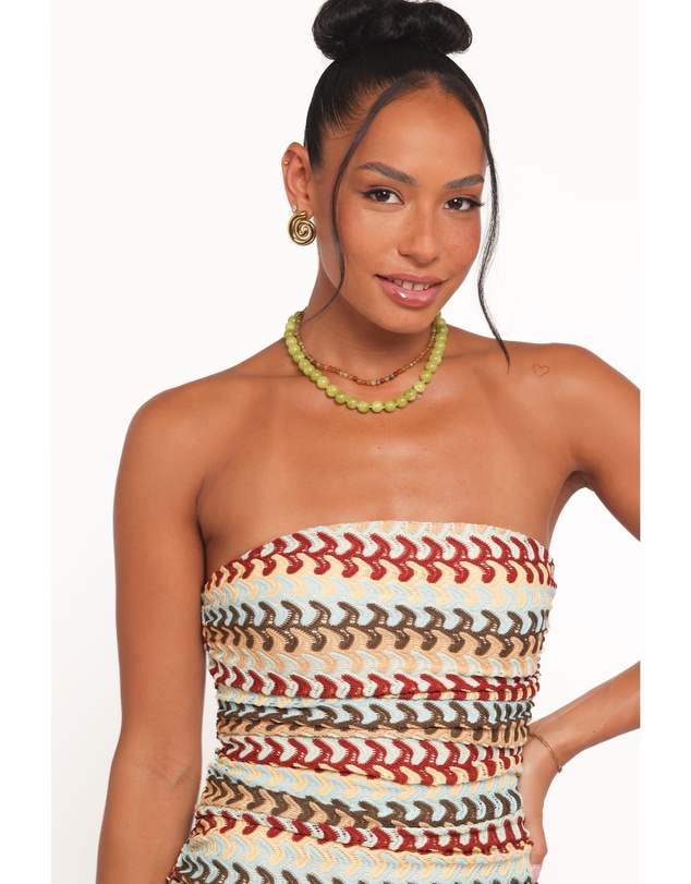 Petal & Pup - Navia Midi Dress - Multi Stripe