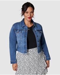 Sunday In The City - Chatterbox Crop Denim Jacket