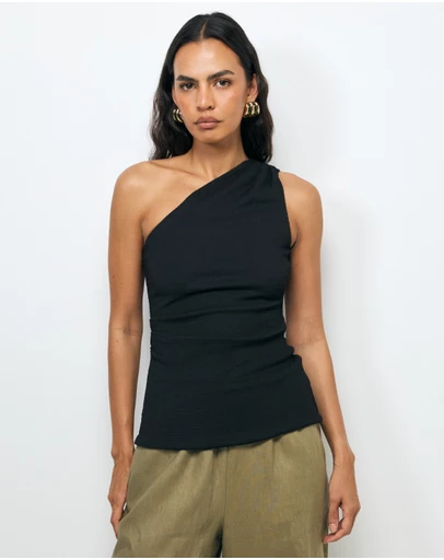 AERE - Kora One Shoulder Top