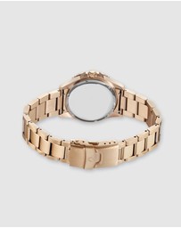 Maxum - Liberty Black Dial With Rose Gold Bracelet & Case