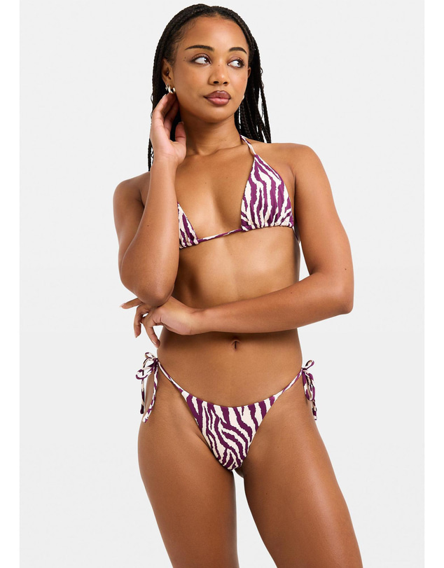 Subtitled - Tie Side Skimpy Bikini Bottom