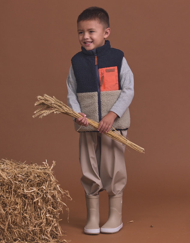 Crywolf - REVERSIBLE YETI VEST Ash Colourblock