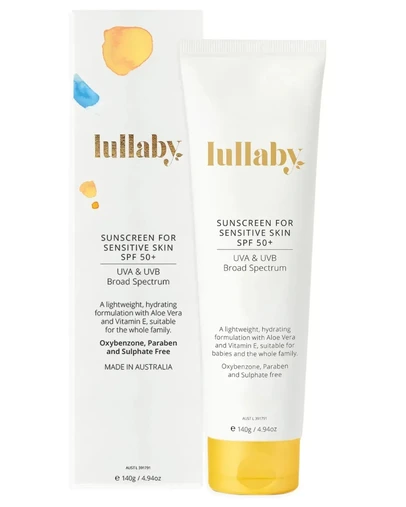 Lullaby Skincare - Sunscreen for Sensitive Skin SPF50+