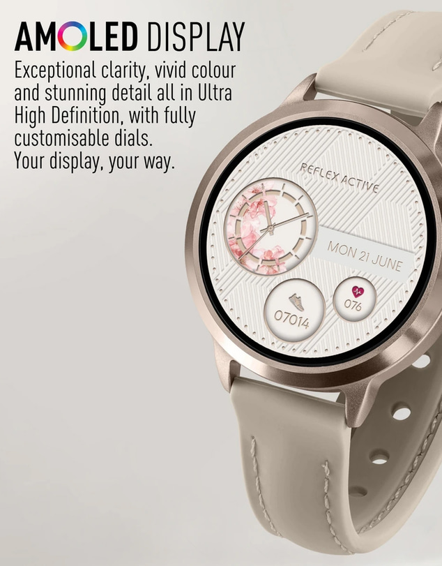 Reflex Active - Spectra 300R Steel Mink Smart Watch