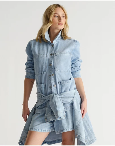 Decjuba - D-Luxe Denim Pull On Shorts