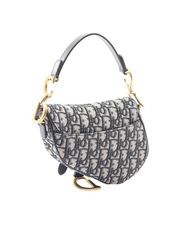 Pre-Loved by Azura Reborn - Pre-Loved Mini Oblique Canvas Saddle Bag