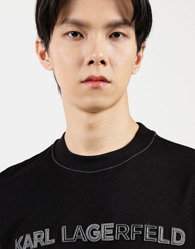 Karl Lagerfeld - T-Shirt With Contrast Stitching