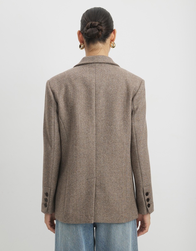 AERE - Opal Wool Blend Relaxed Blazer