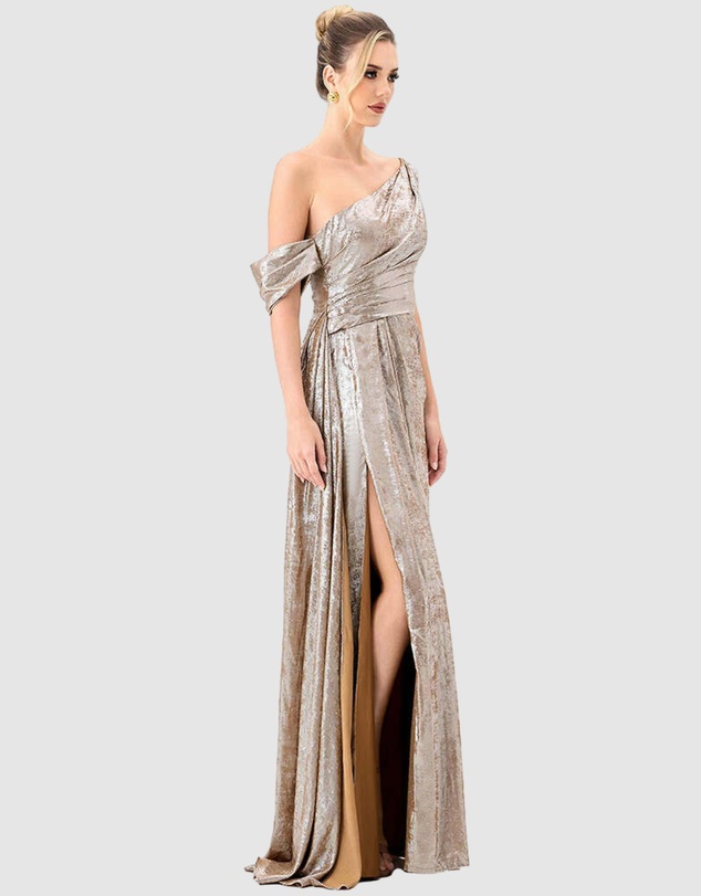 Bariano - Ginnie Draped Sash Gown