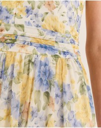 Review - Elba Floral Mesh Maxi Dress