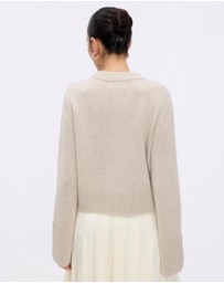 Minima Esenciales - Talen Merino Wool Cashmere Blend Jumper