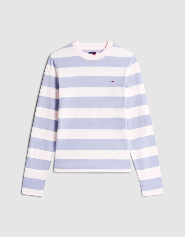 Tommy Jeans - Regular S Flag Jersey Long Sleeve Tee