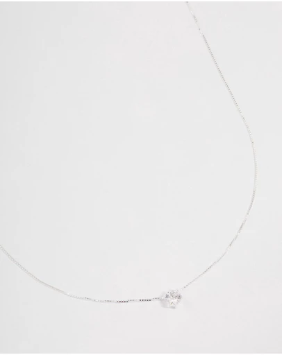 Lovisa - Sterling Silver Classic Claw Pendant Necklace