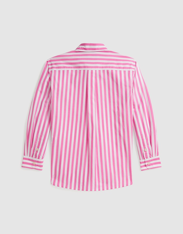 Polo Ralph Lauren - Striped Cotton Poplin Boxy Shirt - Teens