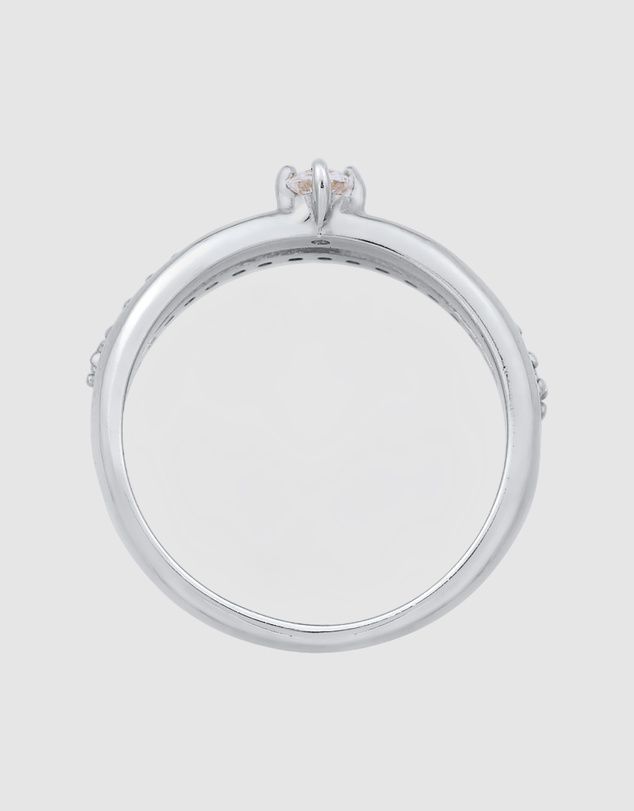 Elli Jewelry - Ring Duo Zirconia 925 Sterling Silver