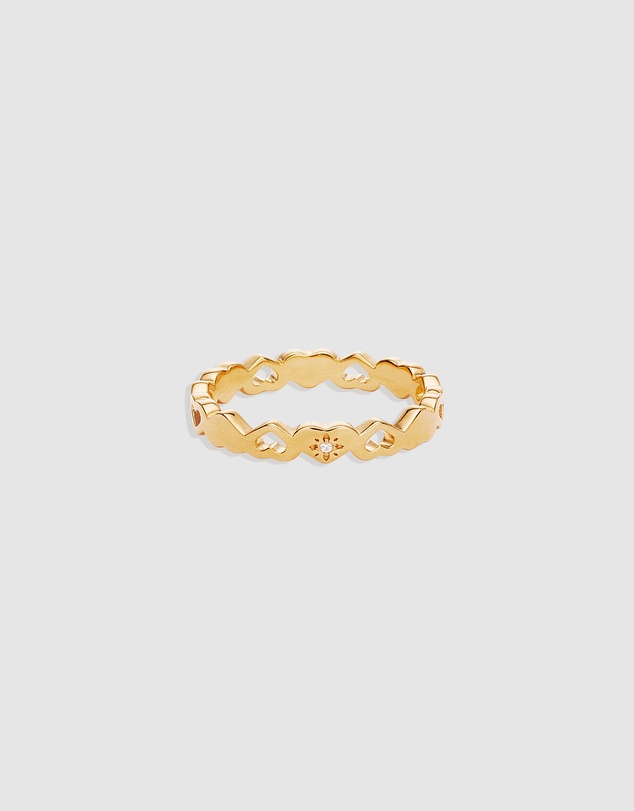 By Charlotte - Connected Hearts Ring