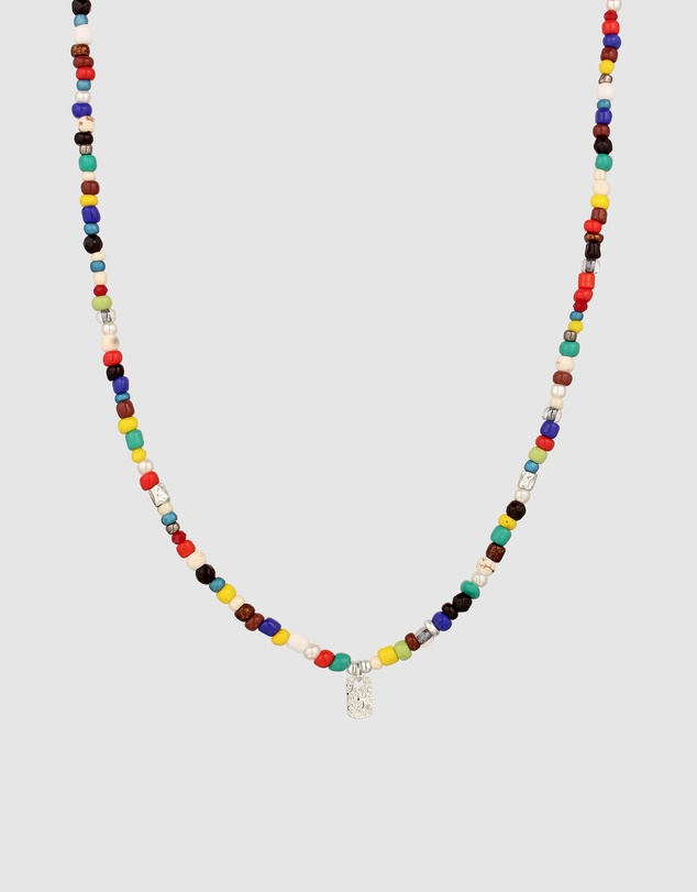 Kuzzoi - ICONIC EXCLUSIVE - Beaded Necklace with Sterling Silver Elements