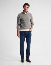 Oxford - Ryan Zip Neck Knit