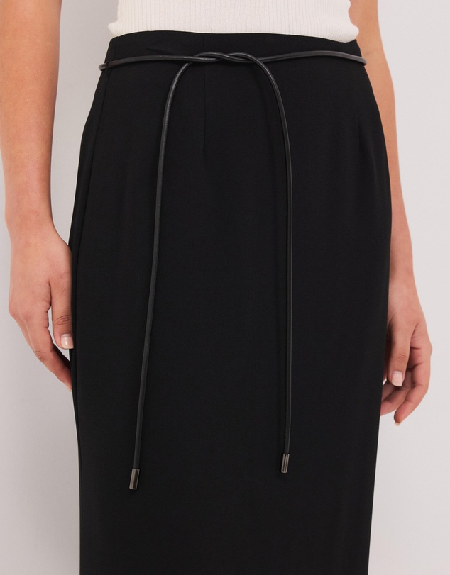 Calli - Mila Crepe Midi Skirt
