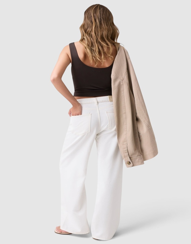 GUESS - Mid-Rise Wide-Leg Ankle Jeans