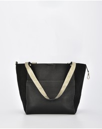 Cobb & Co - Phoenix Suede & Metallic Contrast Tote