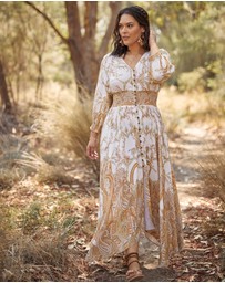 The Poetic Gypsy - Brown Sugar Maxi Dress