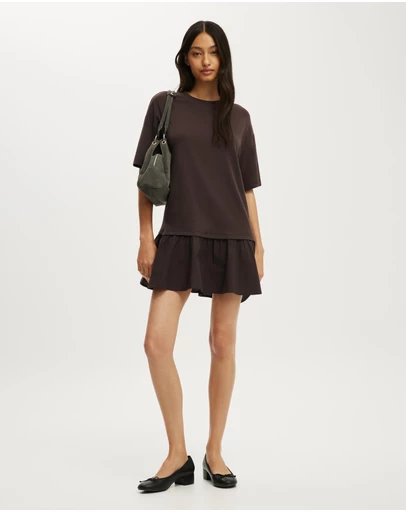Cotton On - Tilly Layered T-Shirt Dress