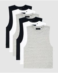 Xander - 6-Pack Blanc Tank