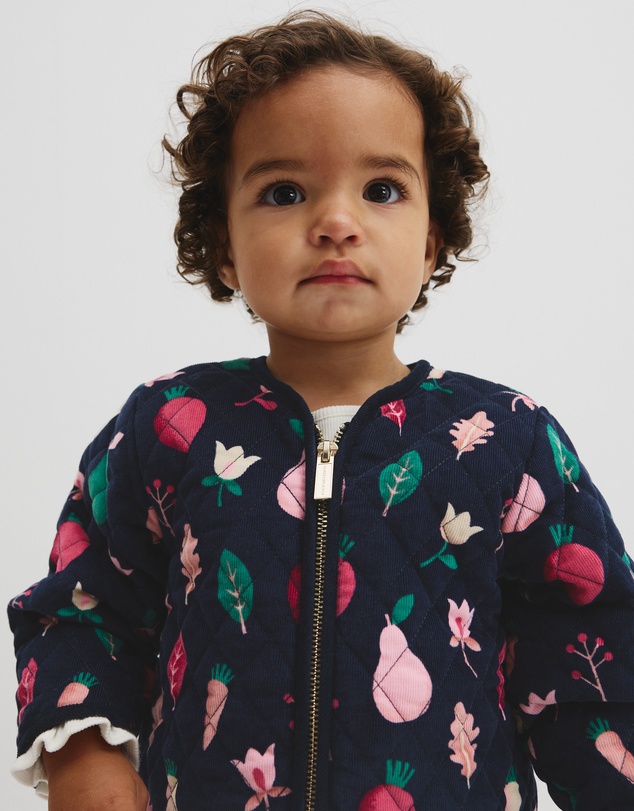 Country Road - Print Sherpa Lined Jacket