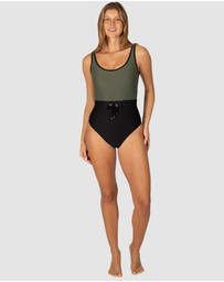 Baku Swimwear - Rococco Sport Splice Tank One Piece Swimsuit