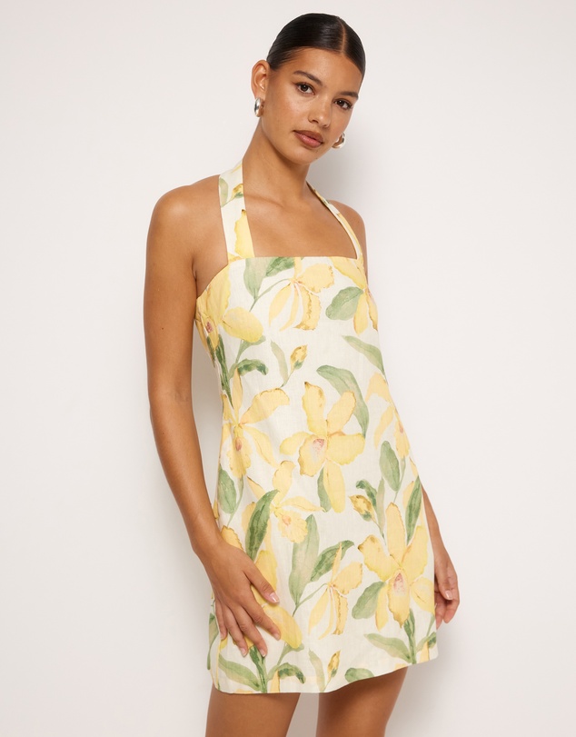 AERE - Sani Linen Mini Dress