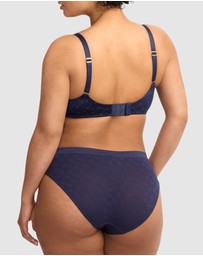 Lauren by Ralph Lauren - Monogram Mesh 3-Piece Bikini Brief Multipack