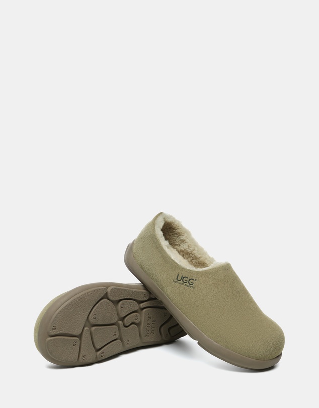 EVERAU - Australian Shepherd Ugg Brett Cow Suede Upper House Shoes