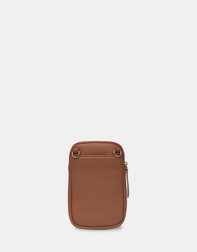 SABEN - Nikko Pocket Phone Sling Tan Luxe