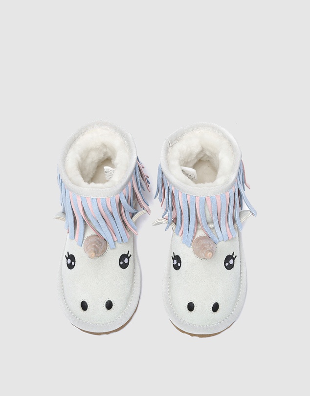EVERAU - EverAU Ugg Unicorn Kids Plus Cow Suede Upper UGG Boots