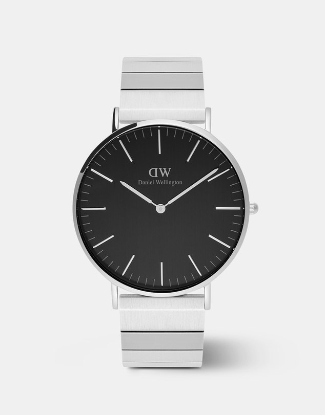 Daniel Wellington - Classic 40mm Sterling Piano Brushed Onyx