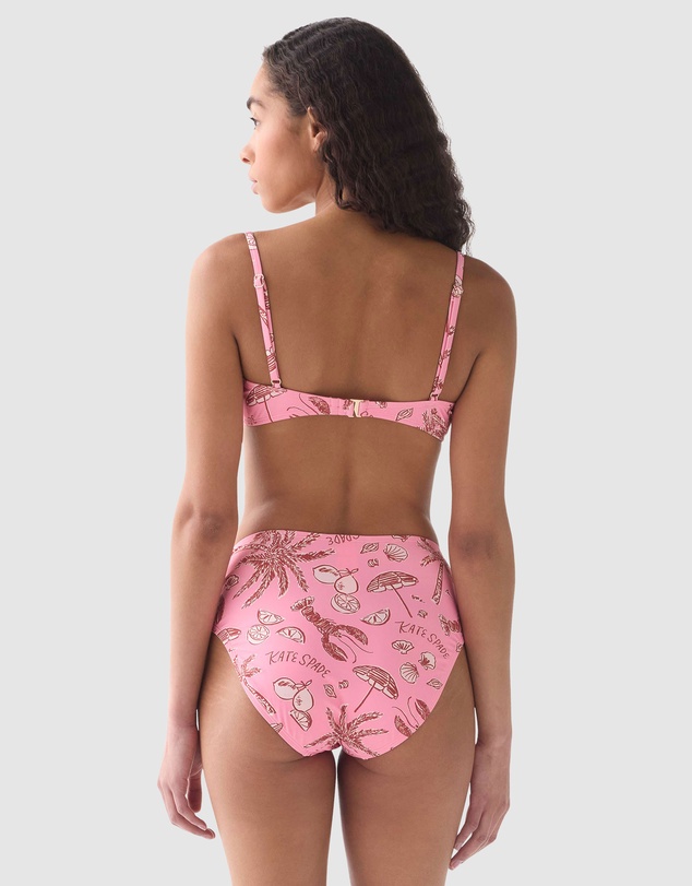 Kate Spade - Beachside High Cut High Waist Bikini Bottom