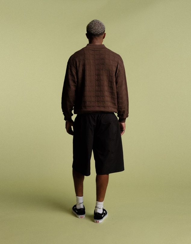 STUDENTS - Knight Knitted L/S Polo Sweater