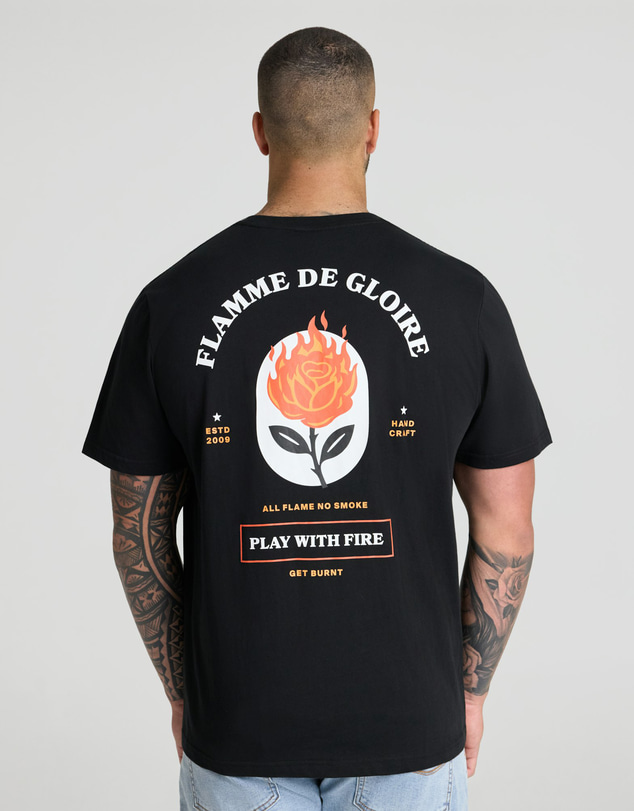 Johnny Bigg - Flames Print Tee