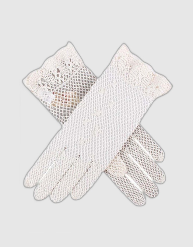 DENTS - Hand Crochet Cotton Gloves